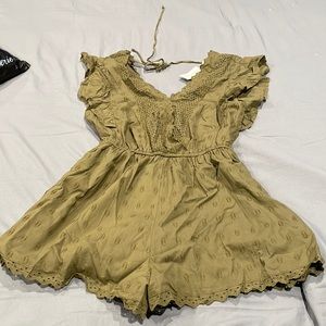 AE garden party wrap romper